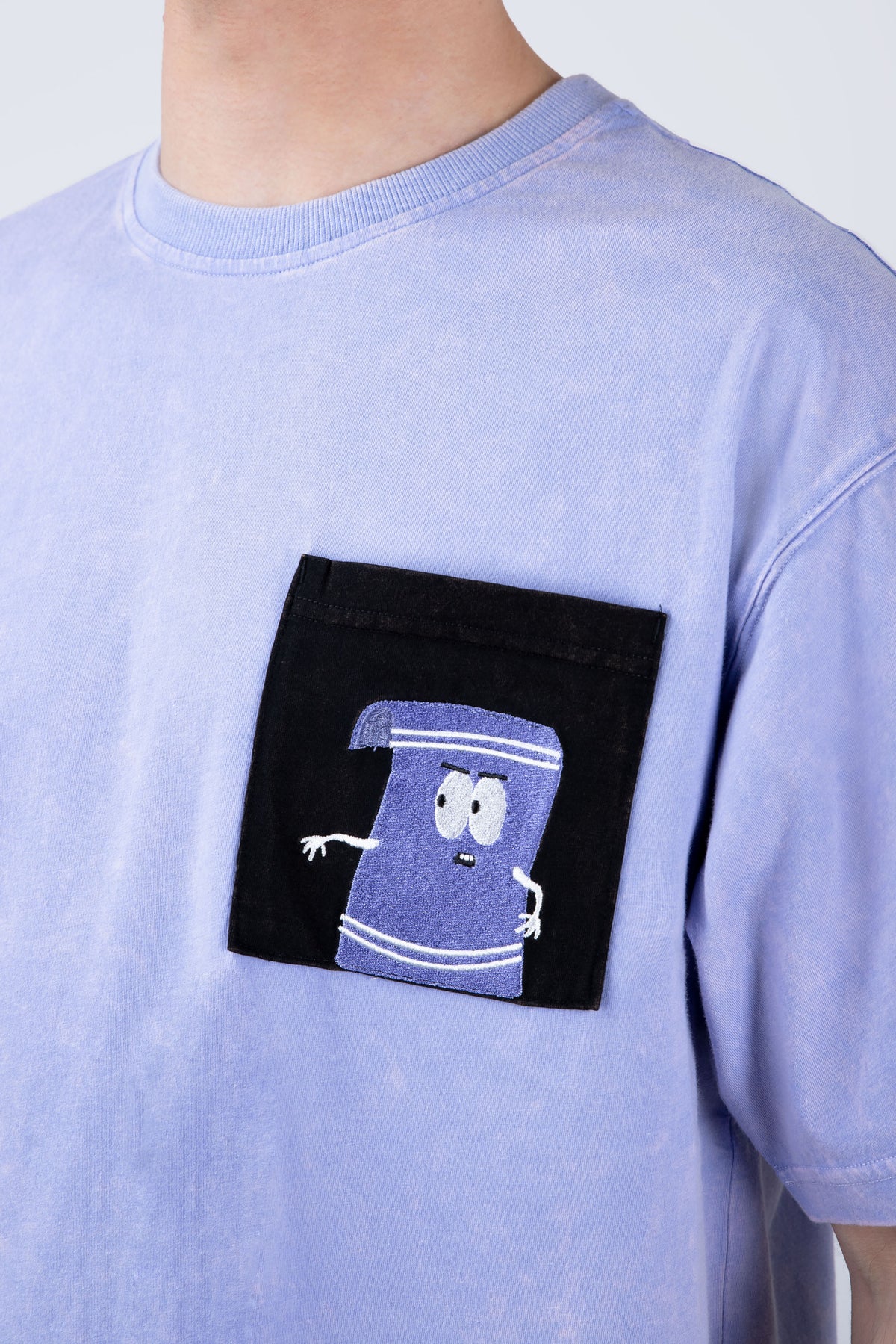 Polera Manga Corta Toallin South Park Myname Morado