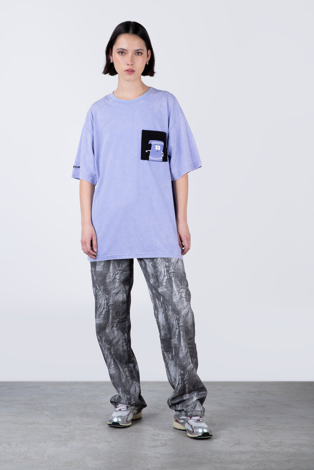 Polera Manga Corta Toallin South Park Myname Morado