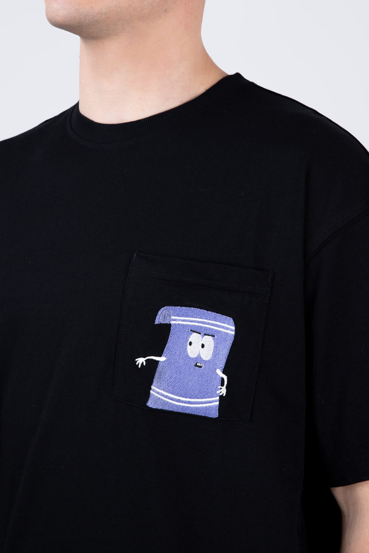 Polera Manga Corta Toallin South Park Myname Negro