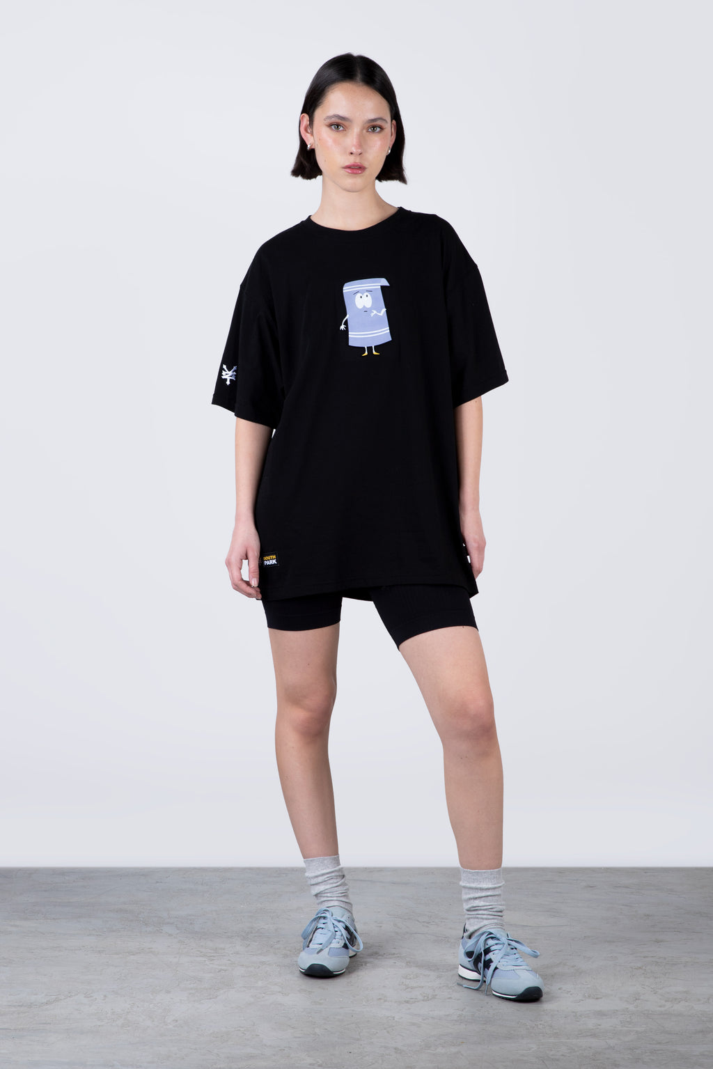 Polera Manga Corta Toallin South Park Tomorrow Negro