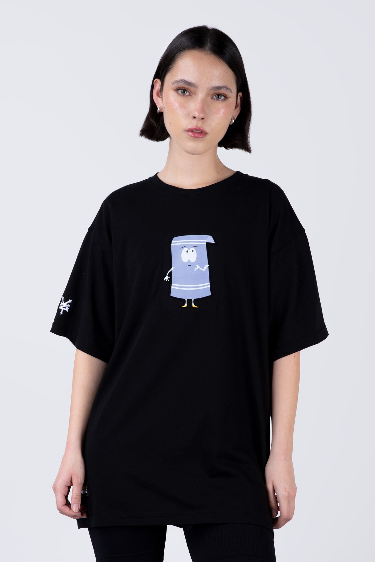 Polera Manga Corta Toallin South Park Tomorrow Negro