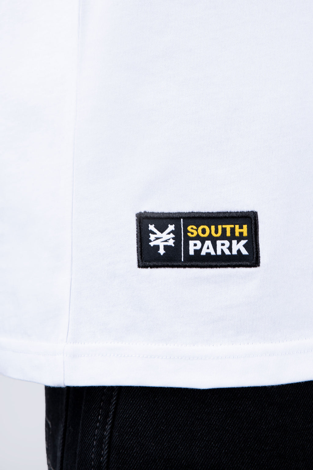 Polera Manga Corta Toallin South Park Littleh Blanco