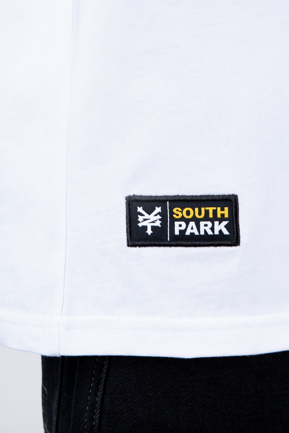Polera Manga Corta Toallin South Park Littleh Blanco