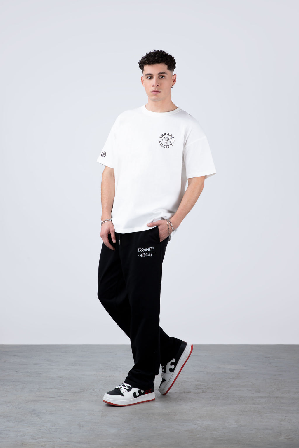 Jogger Straight Window Negro