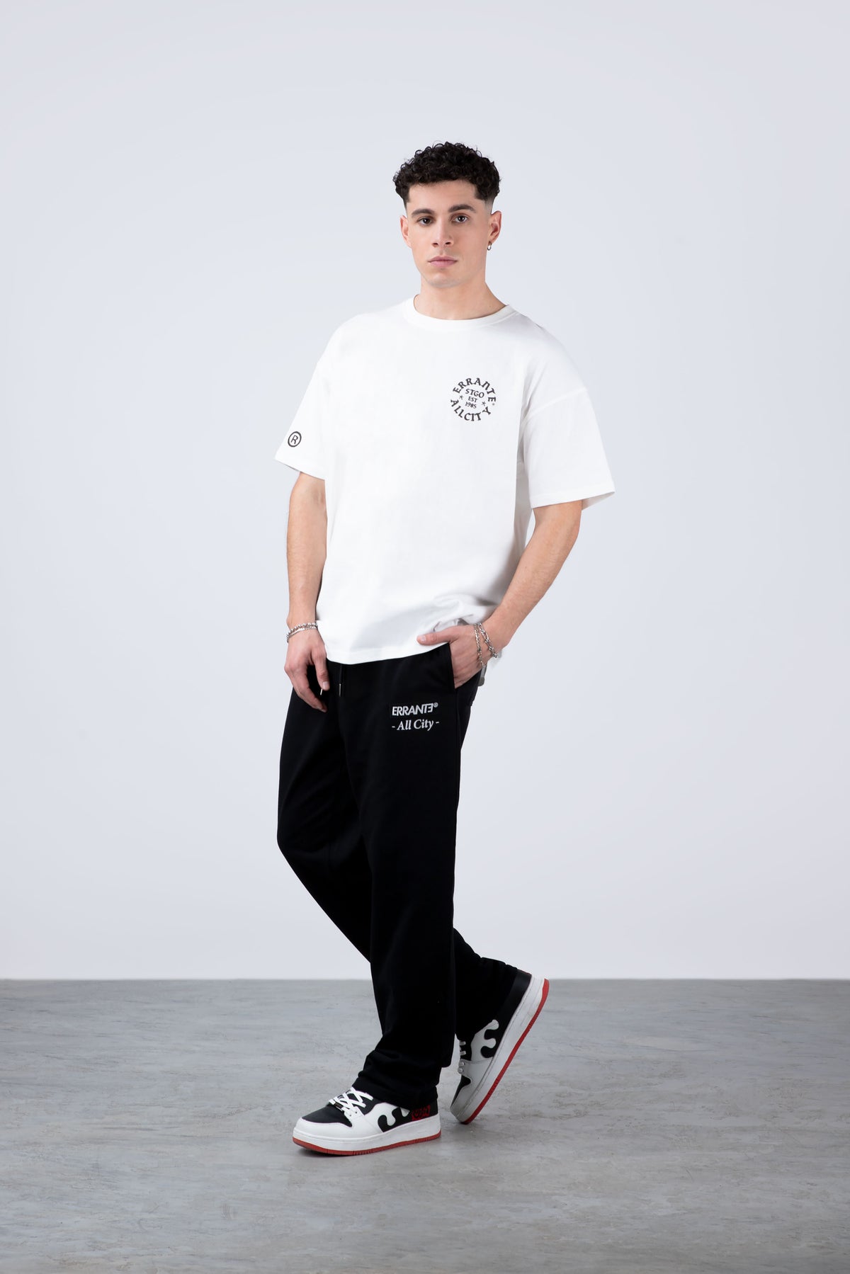 Jogger Straight Window Negro