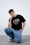 Polera Manga Corta Stgoborn Negro