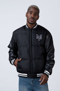 Chaqueta Bomber Snake Negro Zoo York