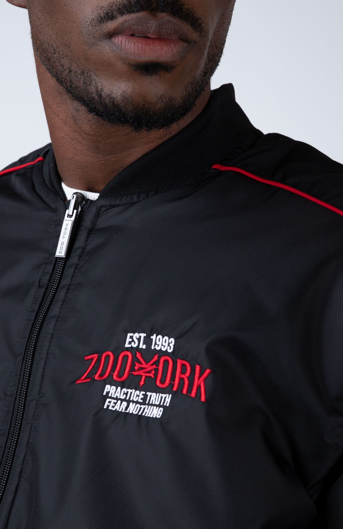 Chaqueta Bomber Reversible Master Negro Zoo York