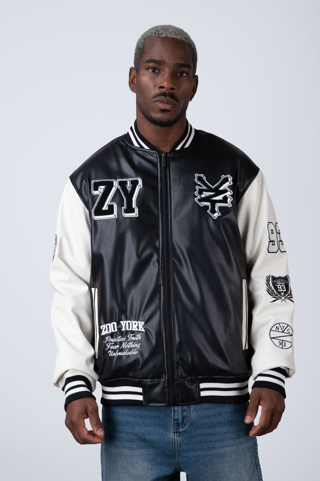 Chaqueta Bomber Shield Negro Zoo York