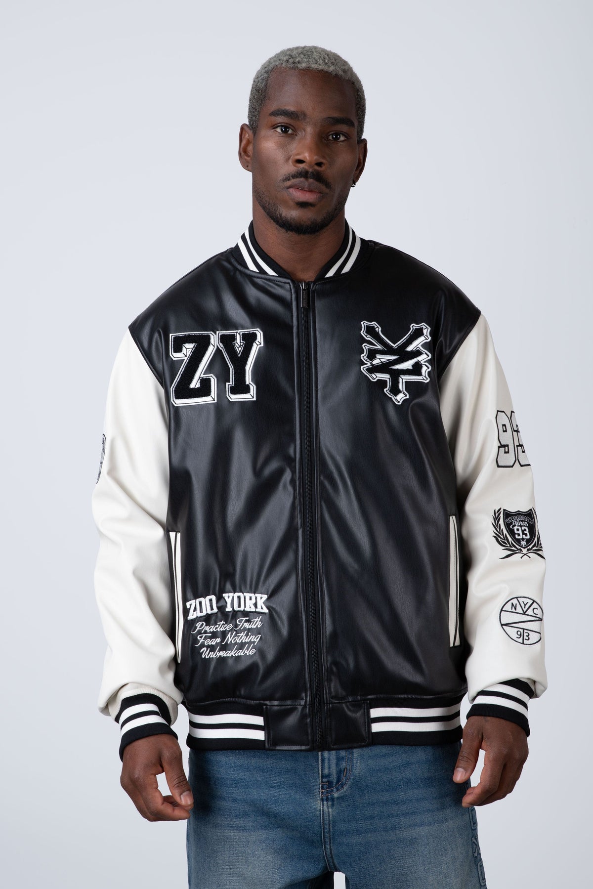 Chaqueta Bomber Shield Negro Zoo York