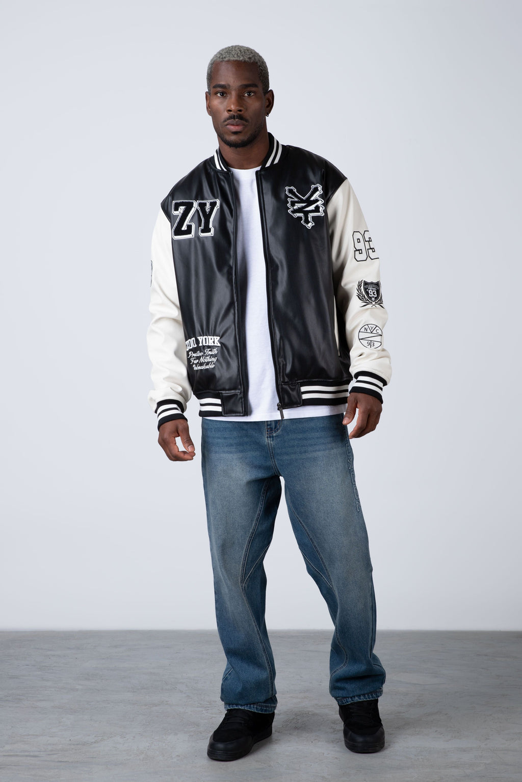 Chaqueta Bomber Shield Negro Zoo York