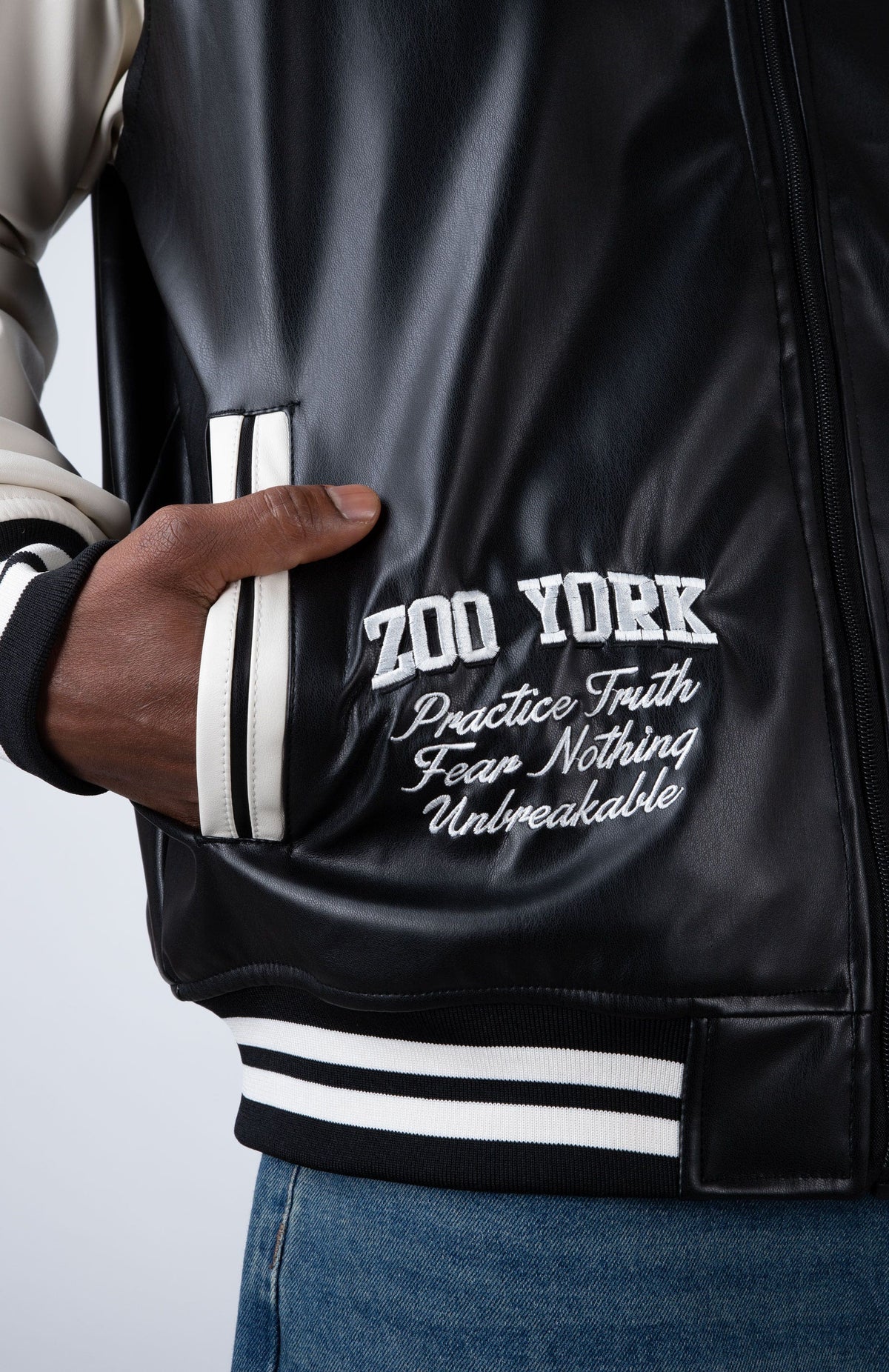 Chaqueta Bomber Shield Negro Zoo York