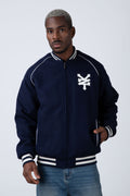 Chaqueta Bomber Stencil Azul Zoo York