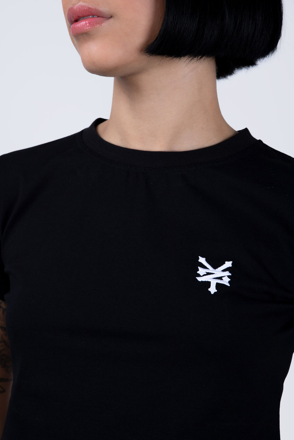 Polera Manga Corta Cropzen Negro