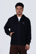 Poleron Con Cierre Original Well Negro
