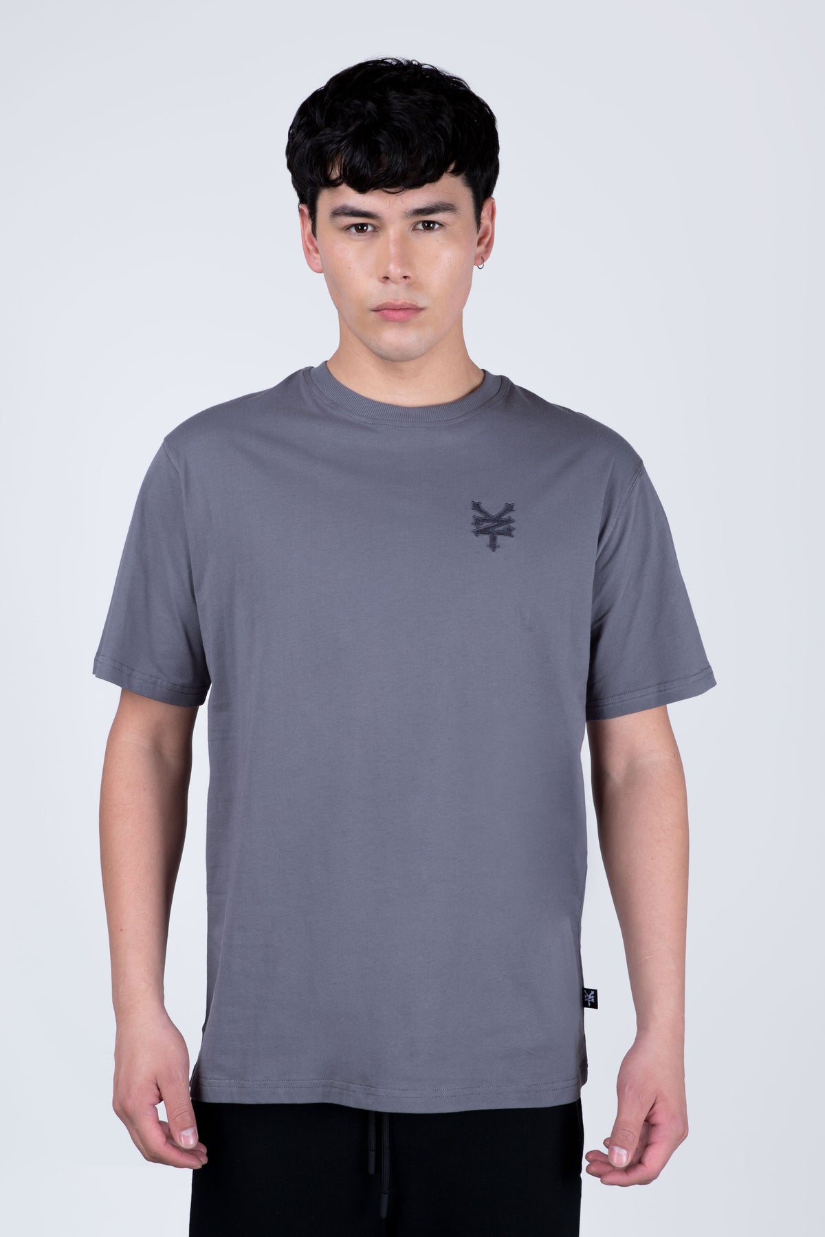 Polera Manga Corta Original Well Gris