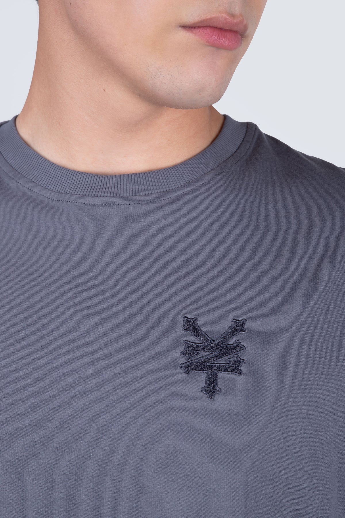 Polera Manga Corta Original Well Gris