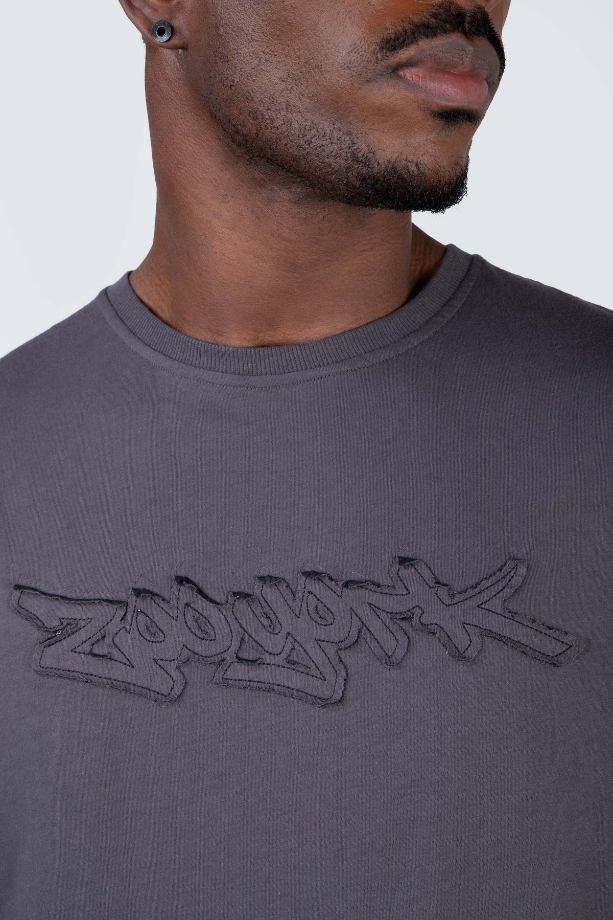 Polera Manga Corta Silent Gris
