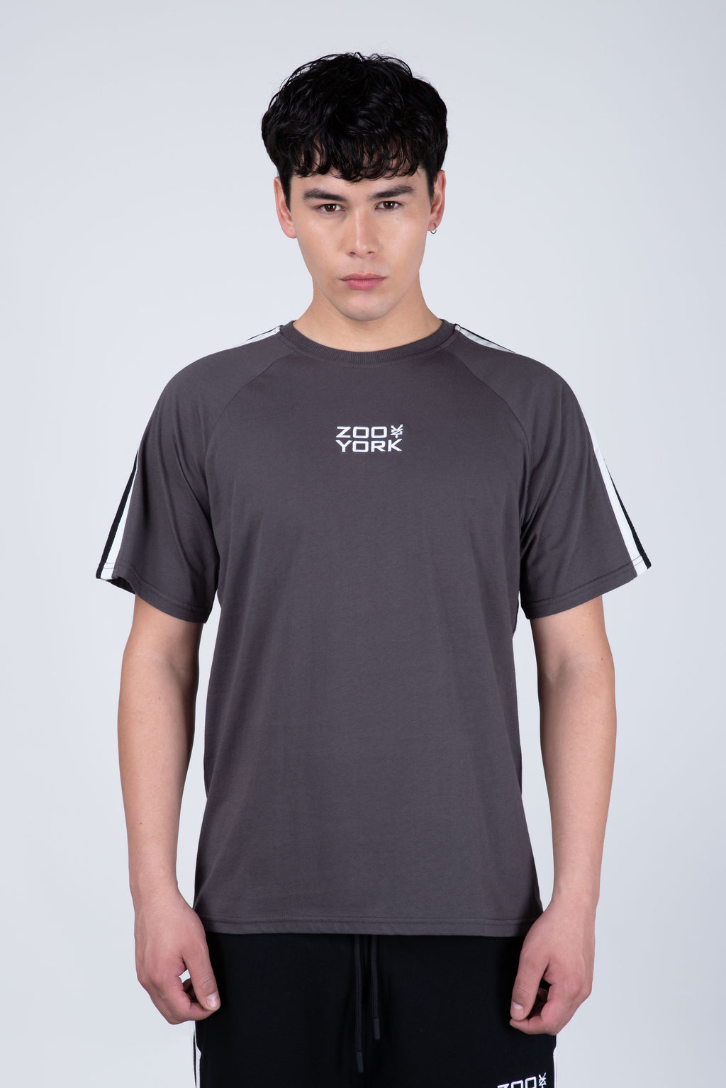 Polera Manga Corta Meaning Gris