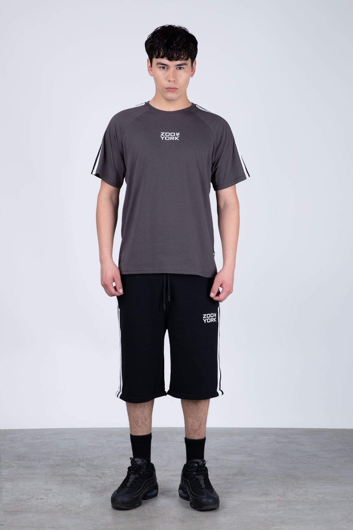 Polera Manga Corta Meaning Gris