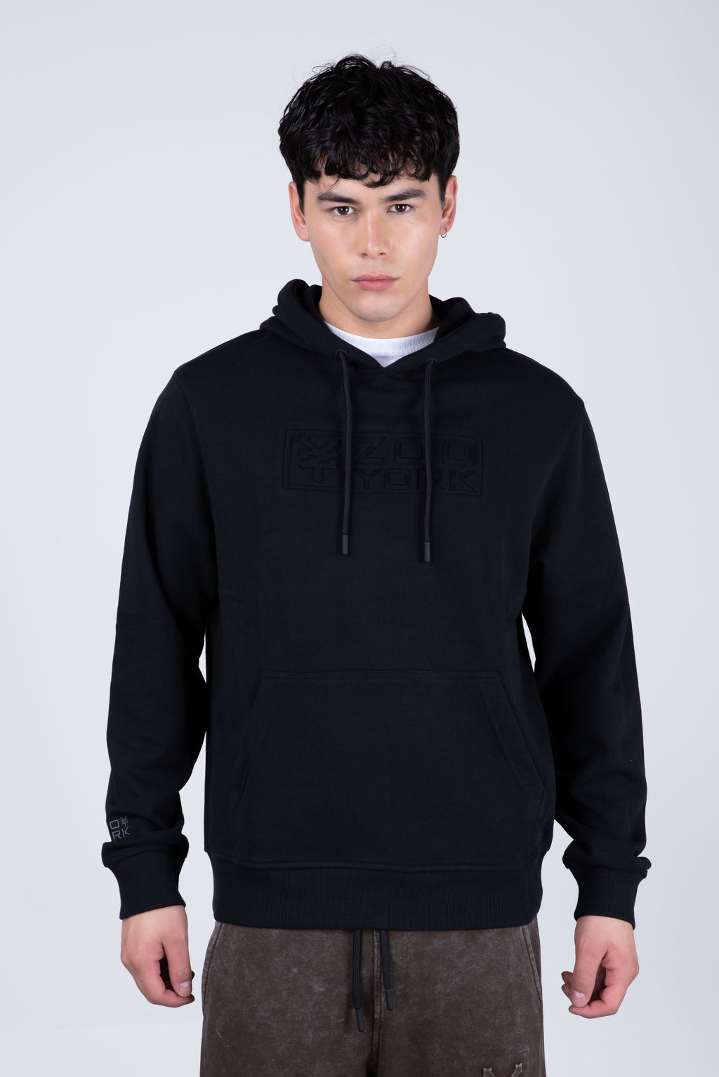 Poleron Con Gorro North Negro