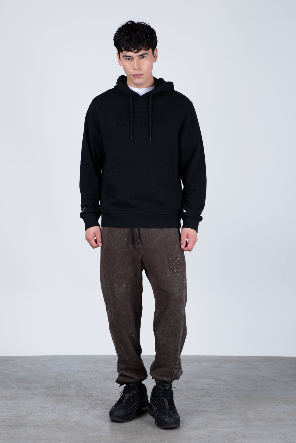 Poleron Con Gorro North Negro