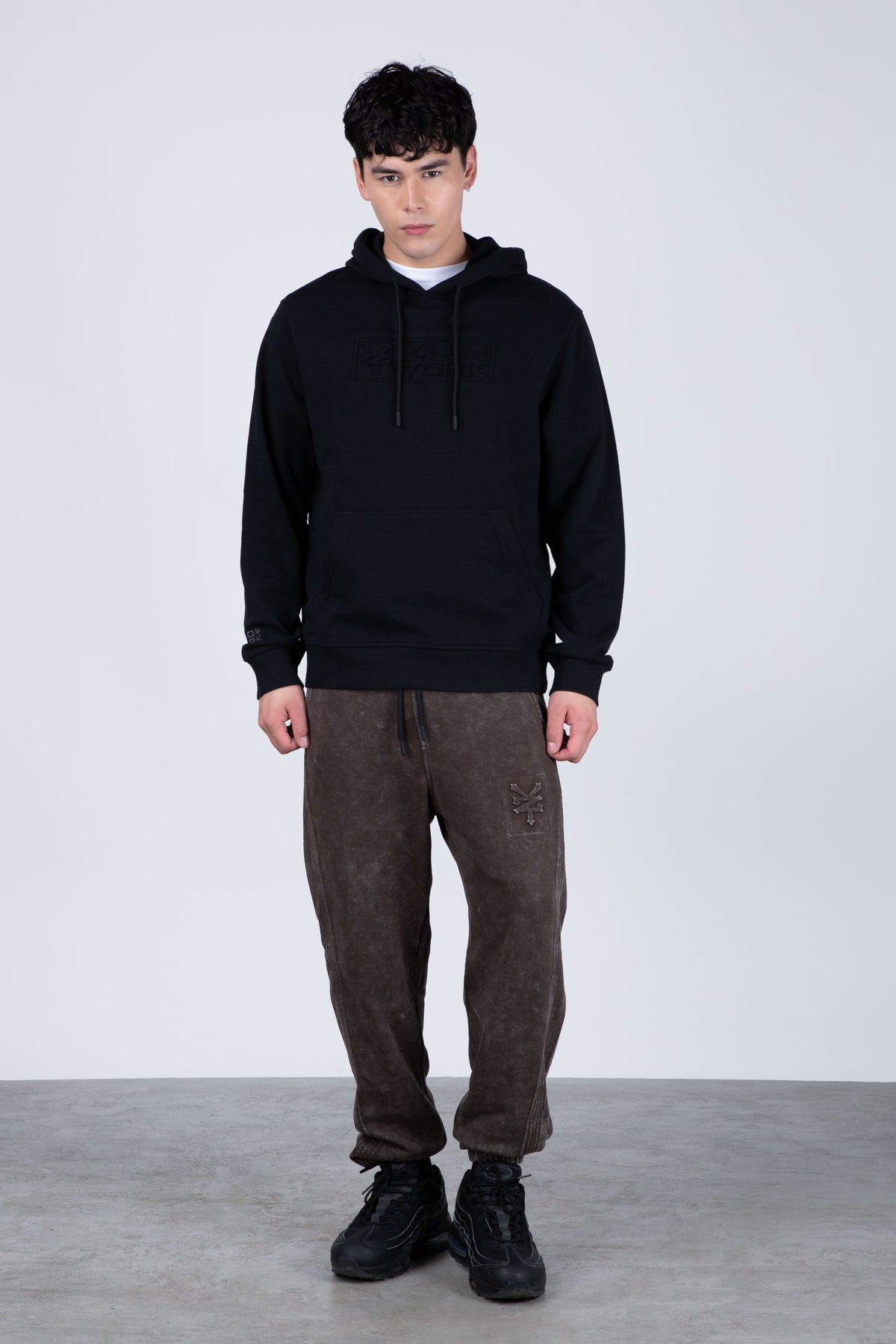 Poleron Con Gorro North Negro