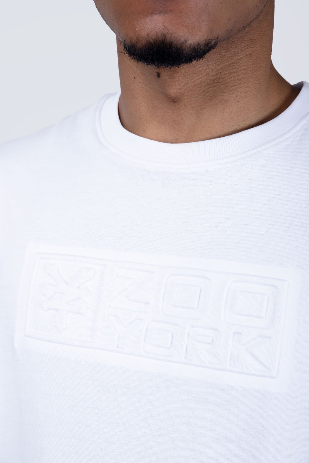 Polera Manga Corta North Blanco