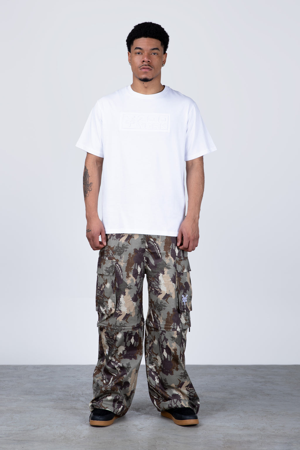 Polera Manga Corta North Blanco