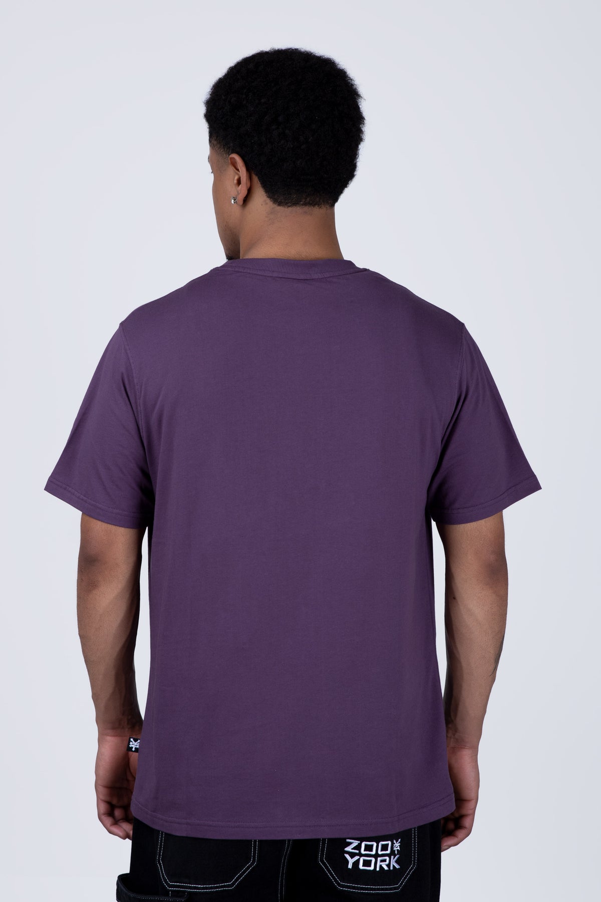 Polera Manga Corta North Morado