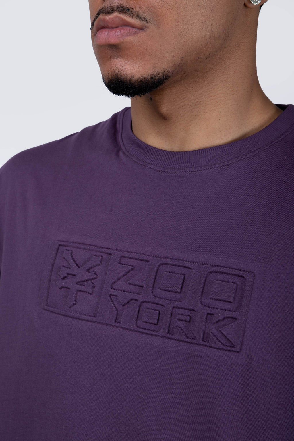 Polera Manga Corta North Morado