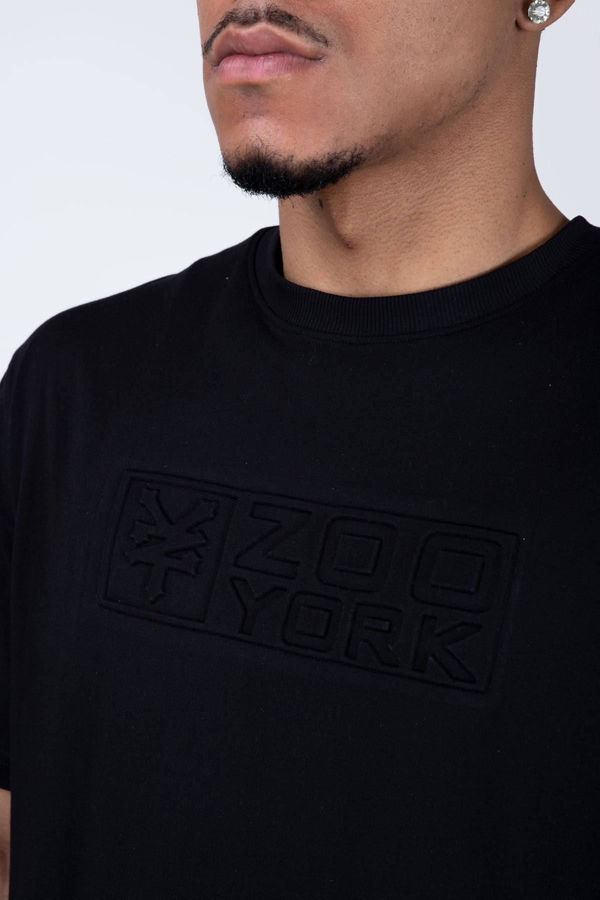 Polera Manga Corta North Negro
