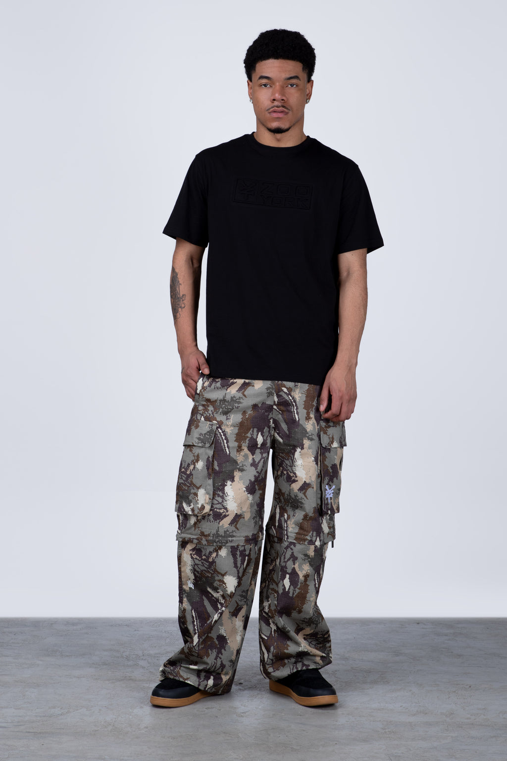 Polera Manga Corta North Negro