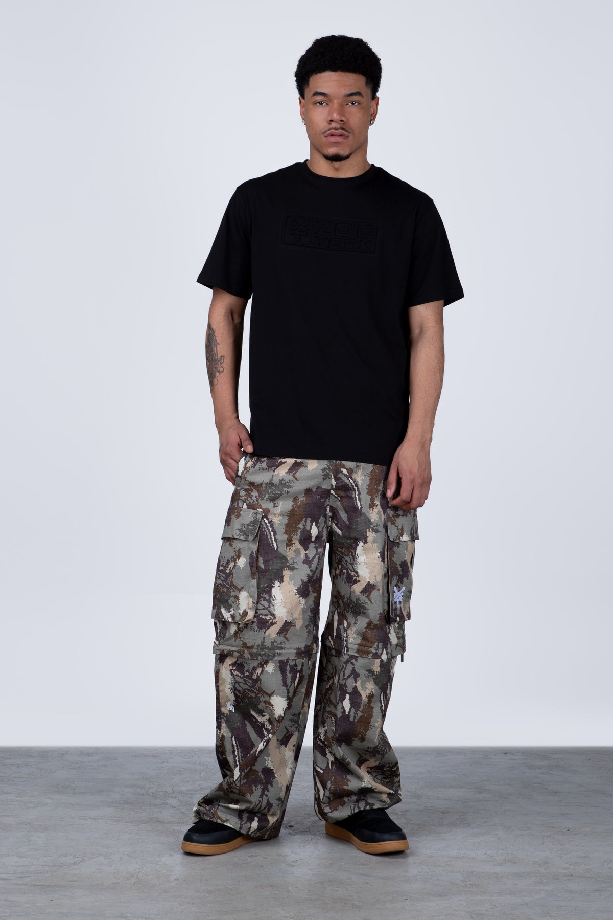 Polera Manga Corta North Negro