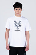 Polera Manga Corta Snake Blanco