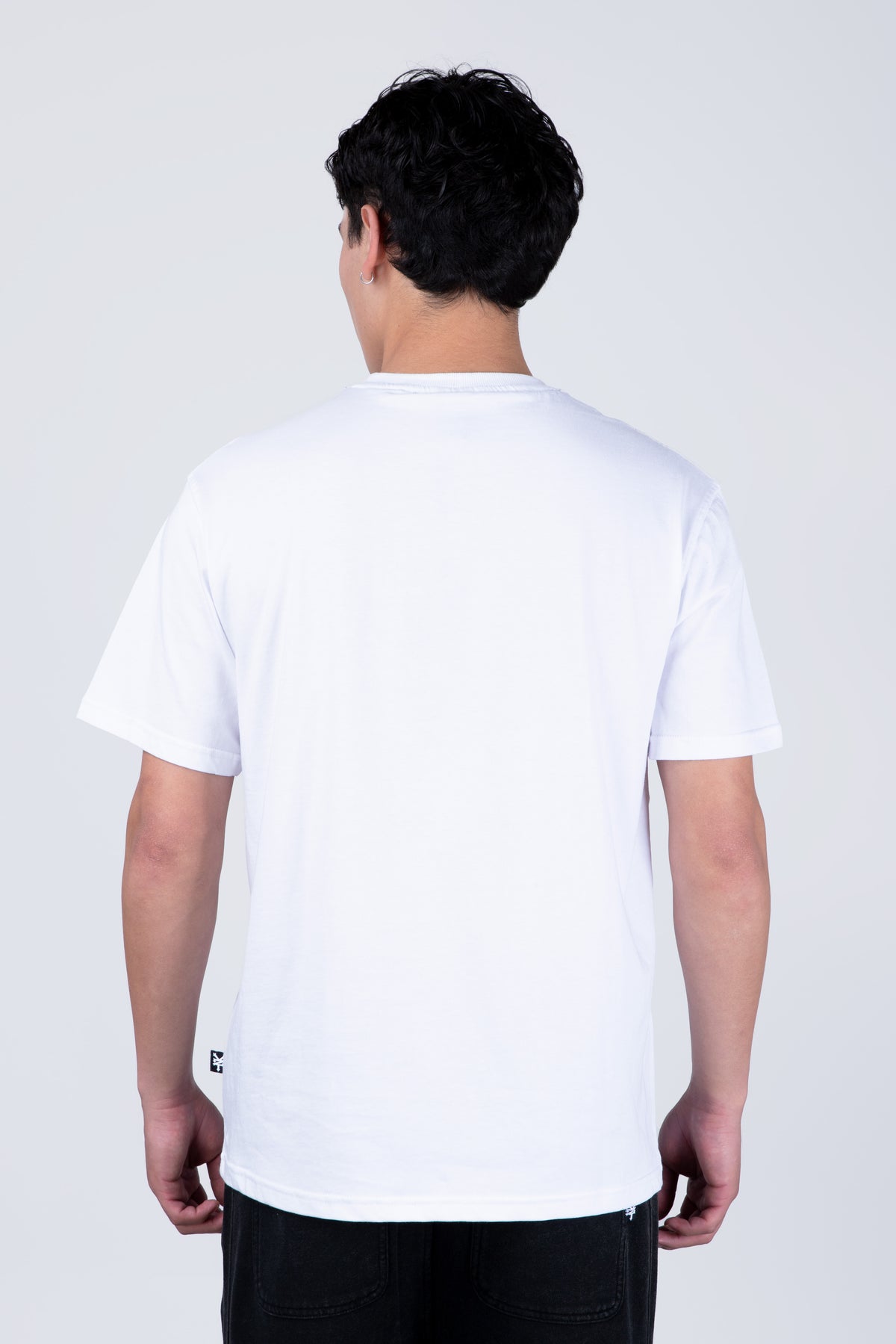 Polera Manga Corta Snake Blanco