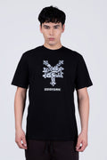 Polera Manga Corta Snake Negro