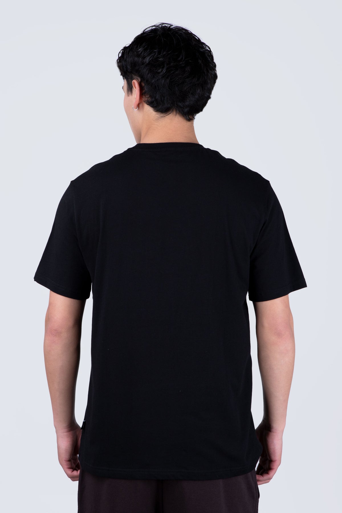 Polera Manga Corta Snake Negro
