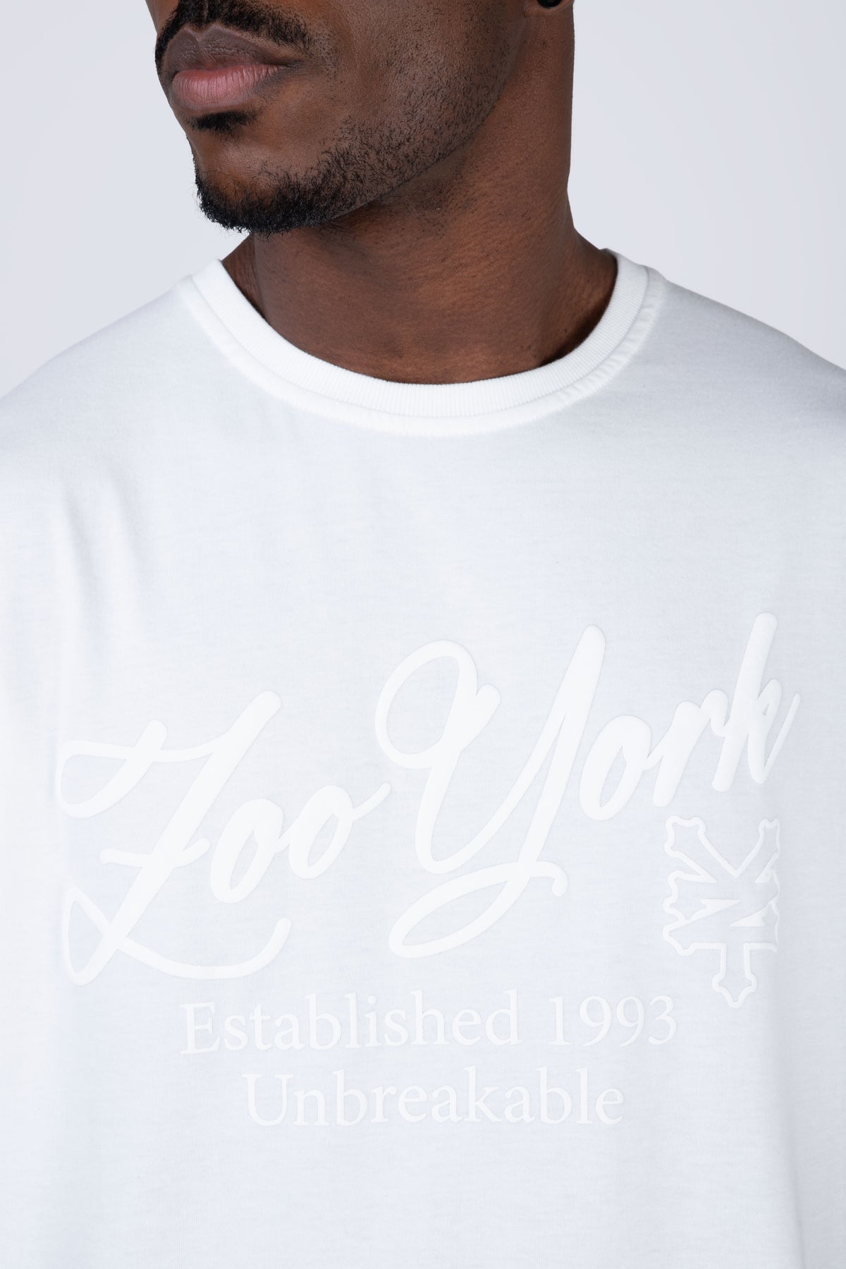 Polera Manga Corta Roots Blanco