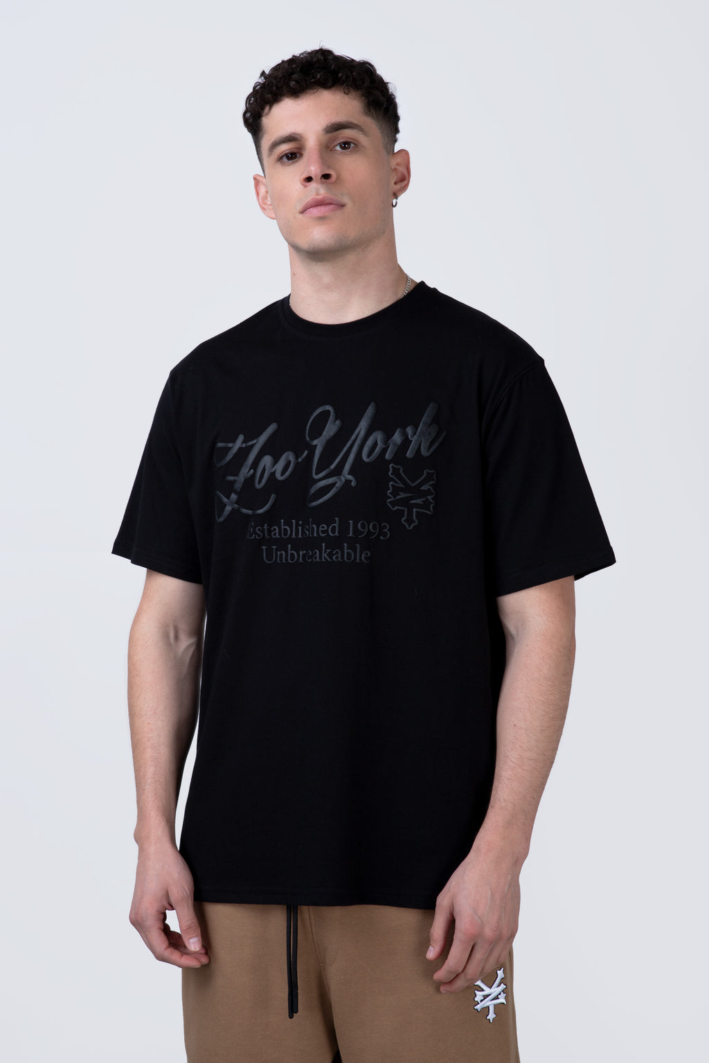 Polera Manga Corta Roots Negro