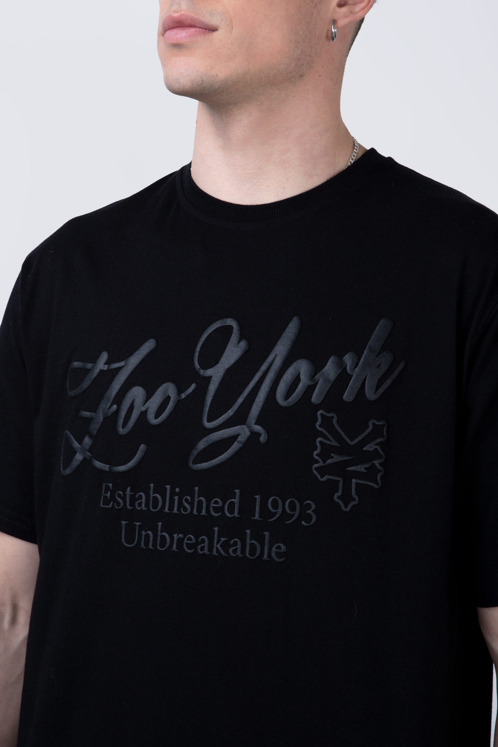 Polera Manga Corta Roots Negro