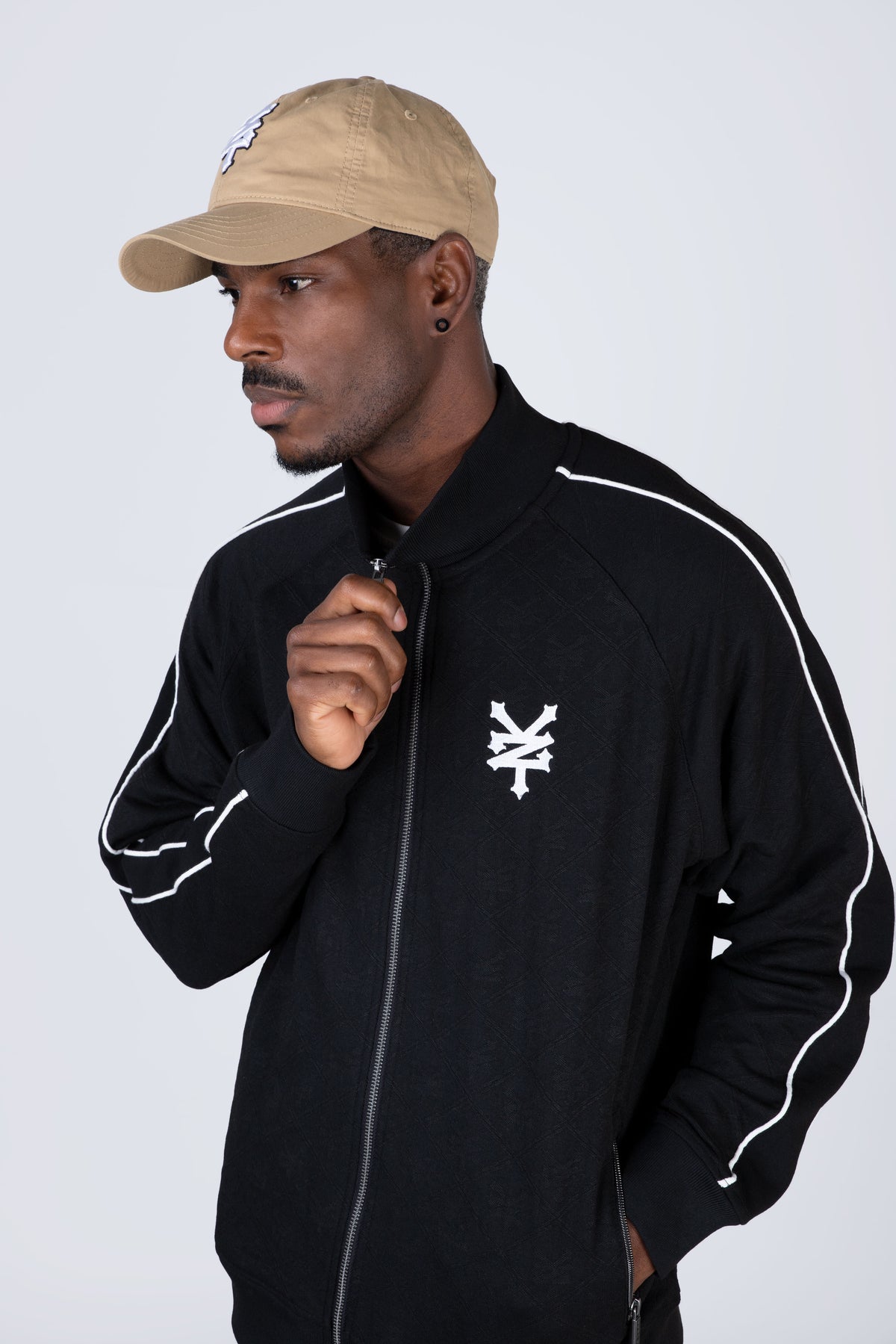 Poleron Con Cierre Multy Negro