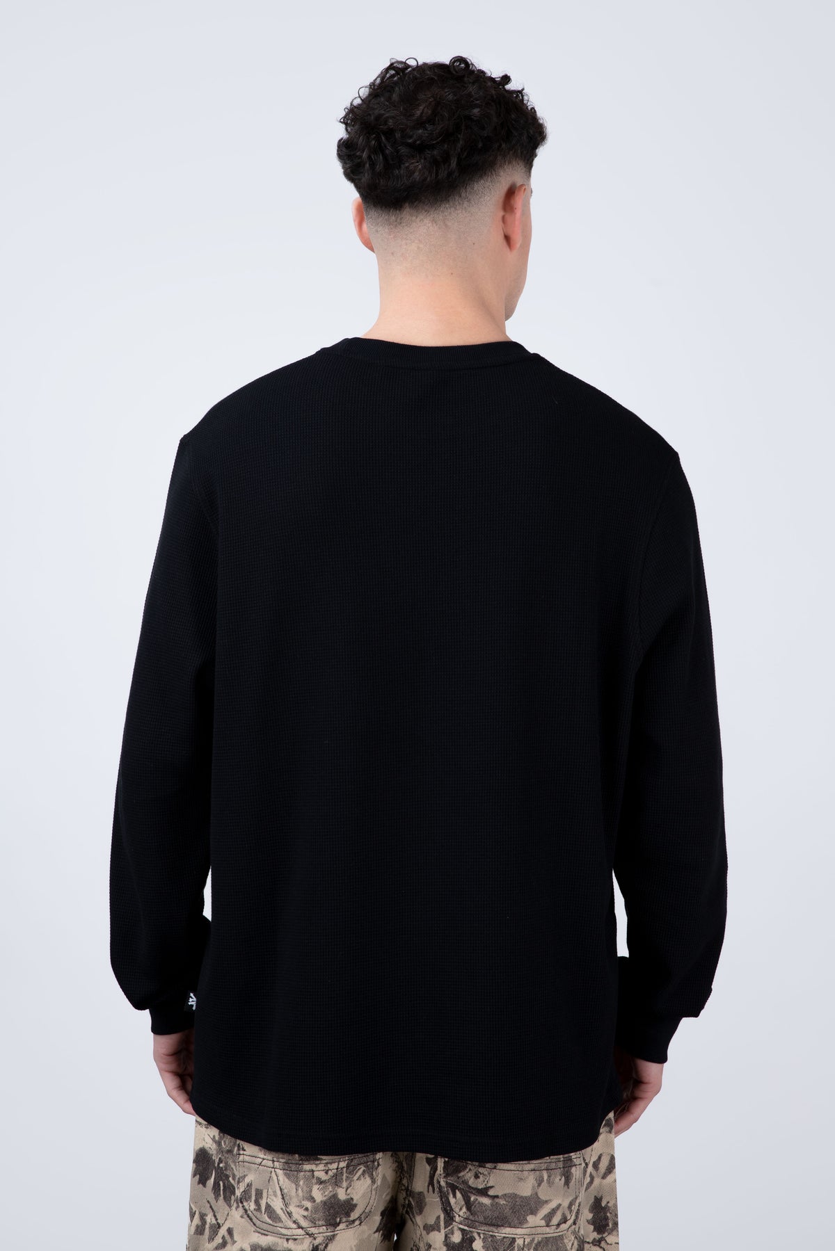 Polera Manga Larga Newyorkwaf Negro