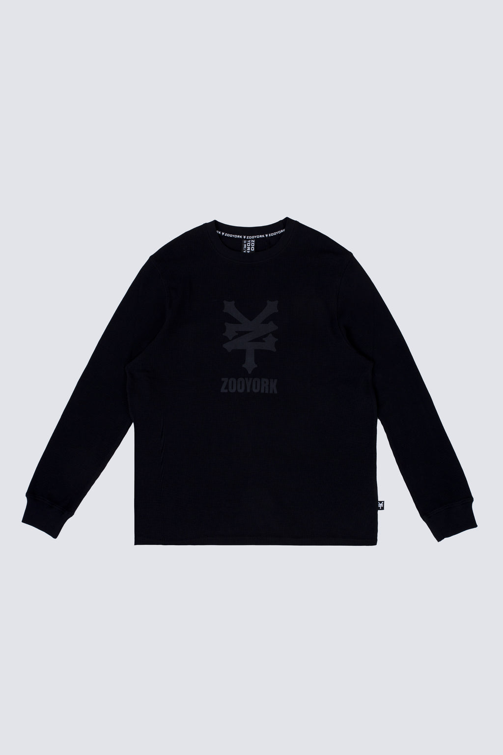 Polera Manga Larga Newyorkwaf Negro
