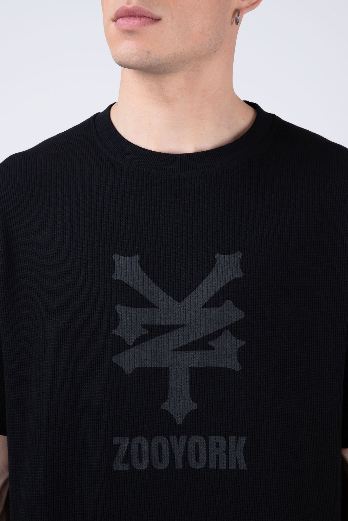 Polera Manga Corta Newyorkwaf Negro