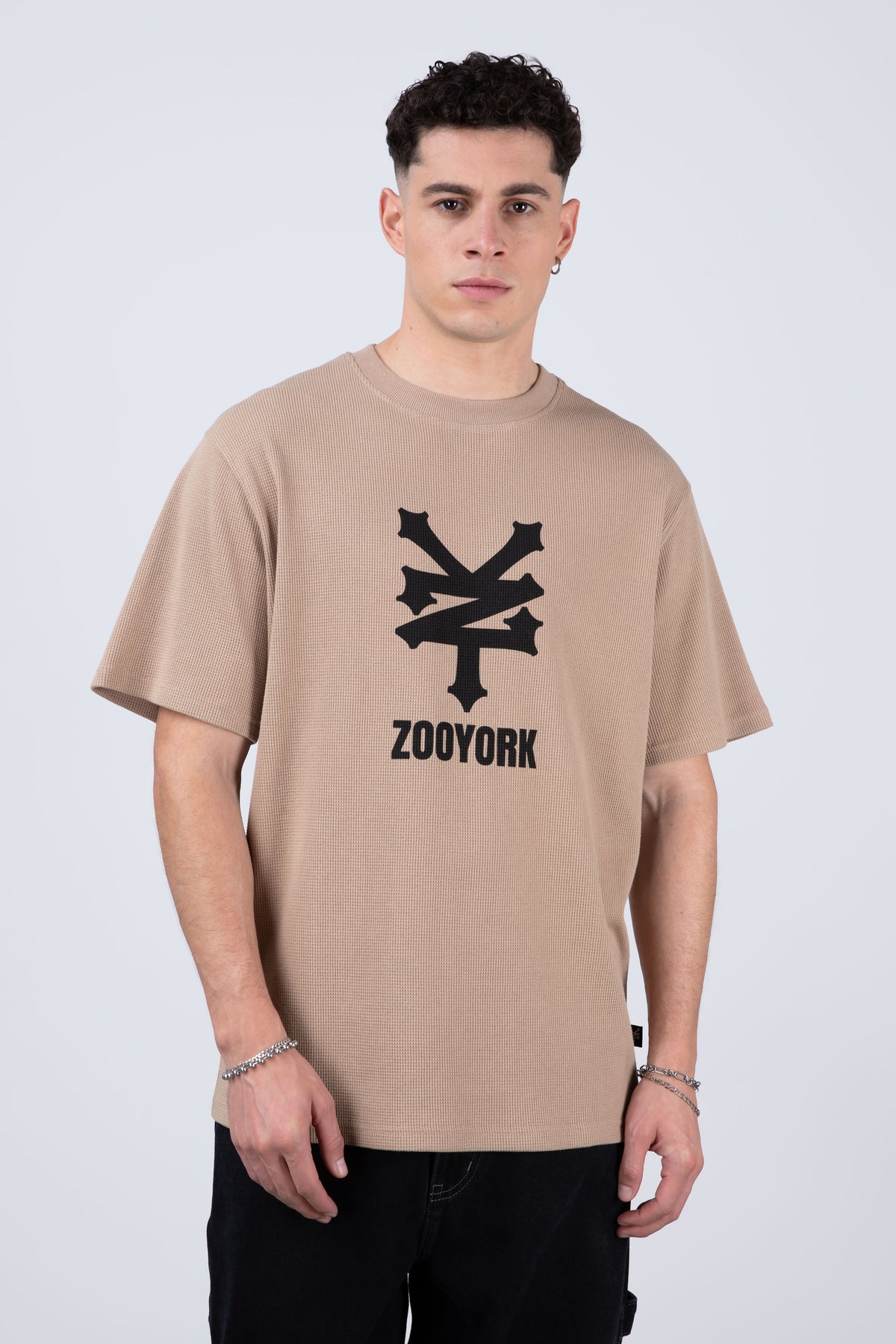 Polera Manga Corta Newyorkwaf Café