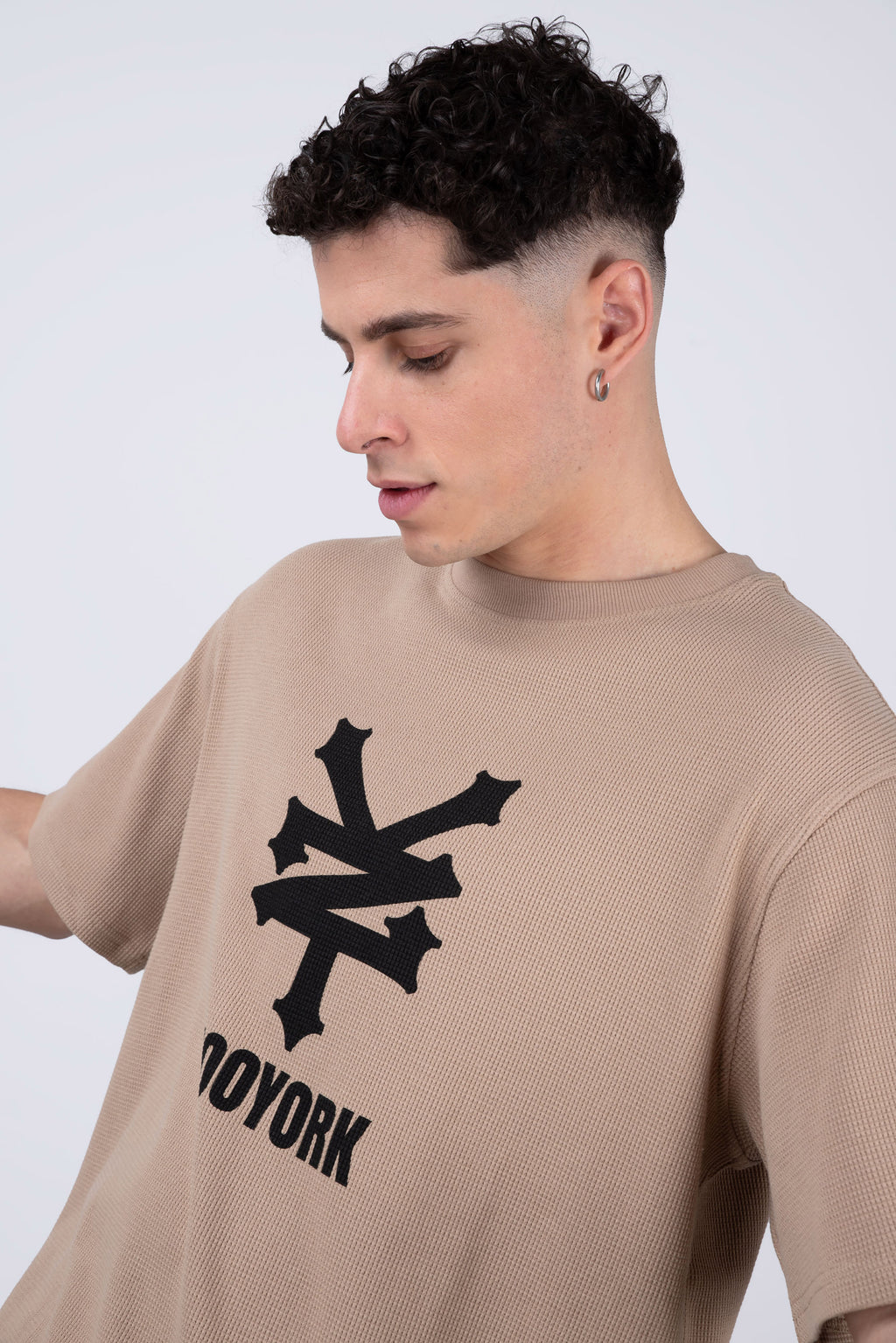 Polera Manga Corta Newyorkwaf Café