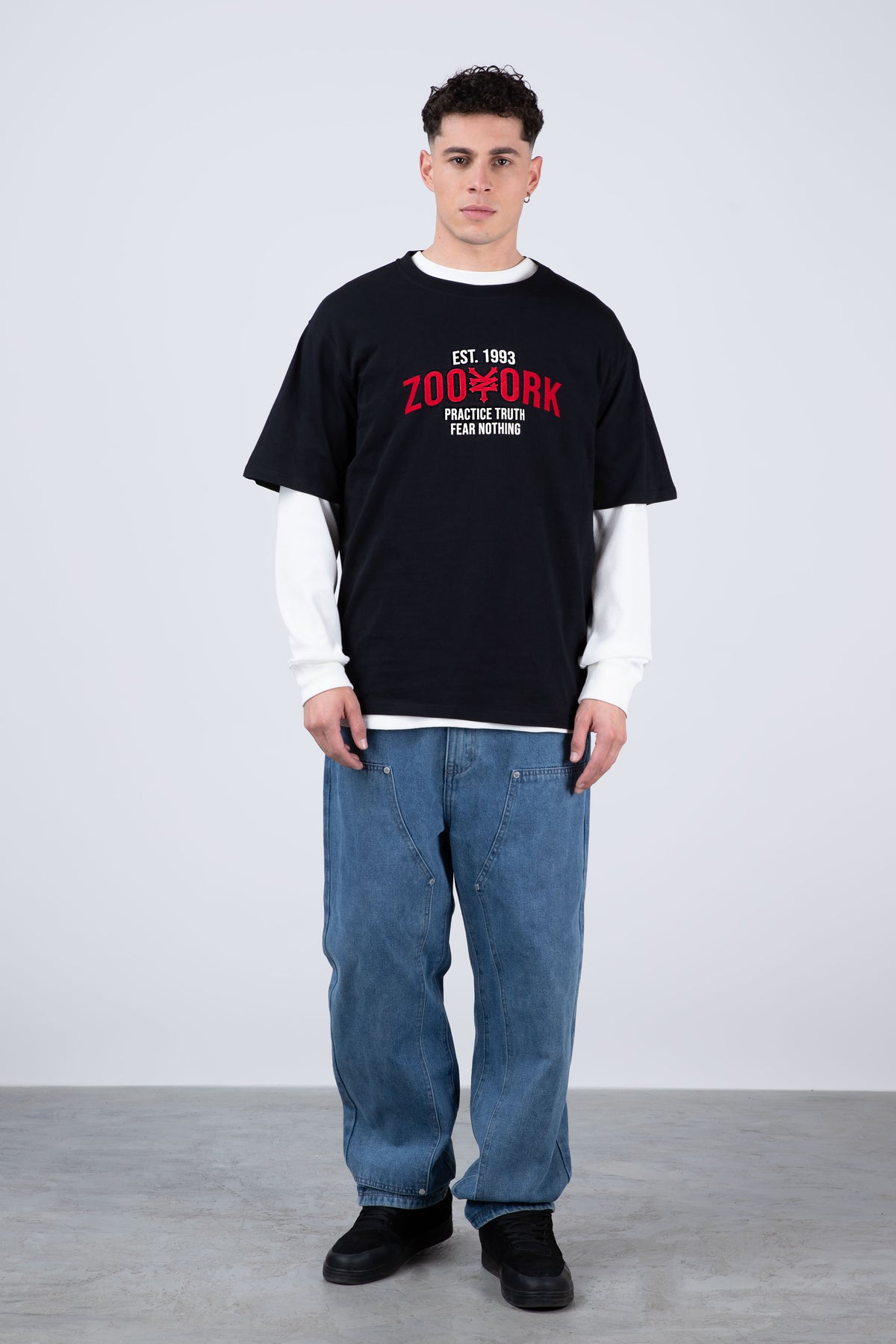 Polera Manga Corta Master Negro