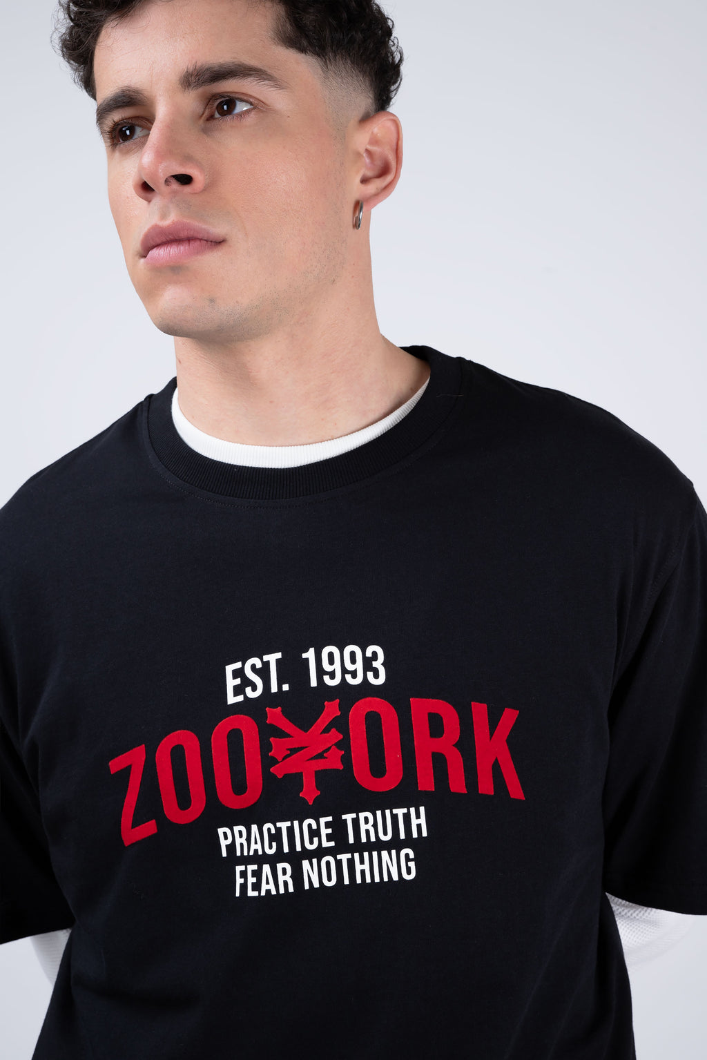 Polera Manga Corta Master Negro