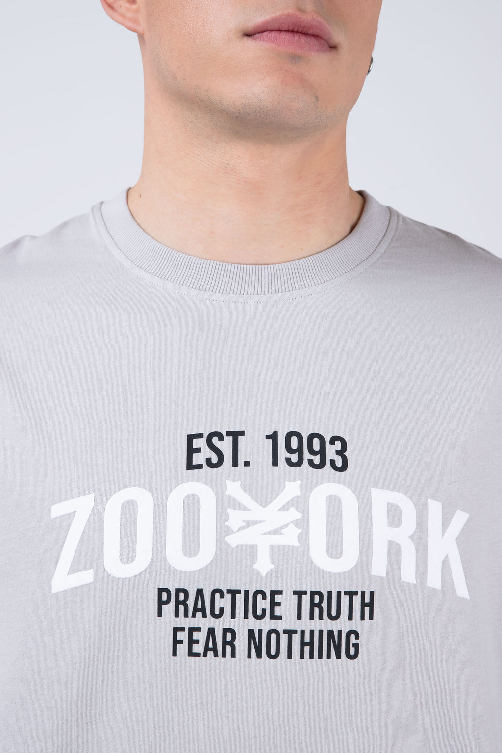 Polera Manga Corta Master Gris